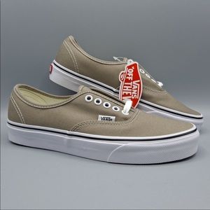 NWT Vans Authentic Desert Taupe/True White 7.5